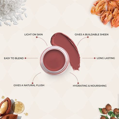 Just Herbs Nourishing Lip and Cheek Tint 4g