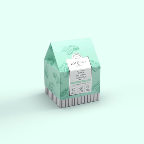 Dot and key Sugar Lip Scrub With Vitamin E| Peppermint Oil & Almond Oil