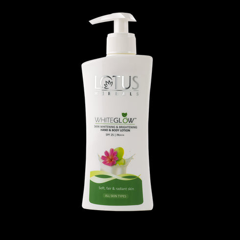 Lotus Whiteglow Skin Brightening Hand Body Lotion Spf 25