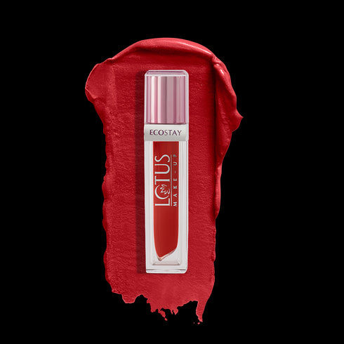 Lotus Ecostay Matte Lip Lacquer Scarlet Red
