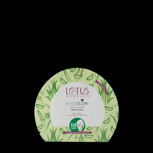 Lotus Whiteglow Satin Moisture Anti Pollution Serum Mask