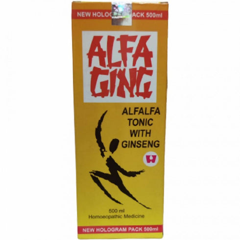 Dr. Wellmans Homeopathy Alfa Ging Alfalfa Tonic with Ginseng