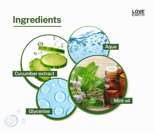 Love Earth Cucumber and Mint Face Mist