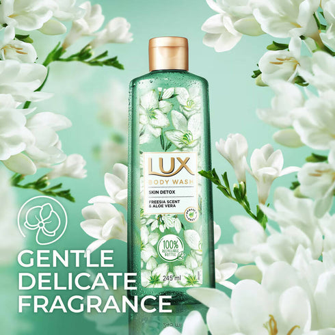 Lux Body Wash For Skin Detox | Freesia Scent And Aloe Vera