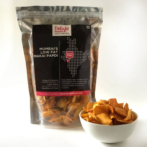 Delight Foods Mumbai Low Fat Makai Papdi 150gm