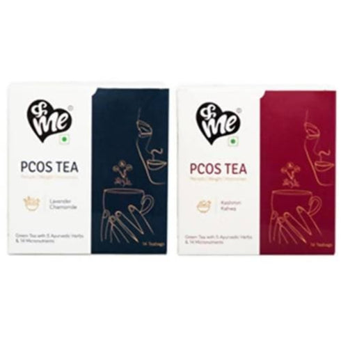 andMe PCOS Tea Lavender Chamomile + Kashimir Kahwa