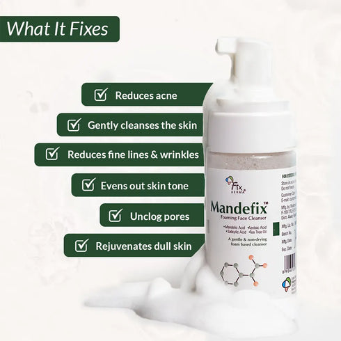 Fixderma Skincare Mandefix Foaming Face Cleanser