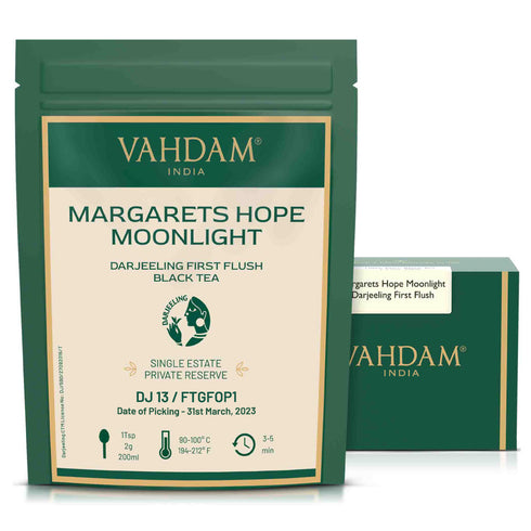 Vahdam Tea Margarets Hope Moonlight Darjeeling First Flush Black Tea
