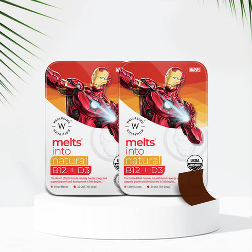 Wellbeing Nutrition Marvel Natural B12+ D3