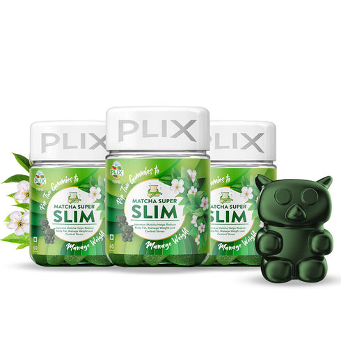 Plix Delicious Japanese Matcha Super Slim Gummies (60 Each)