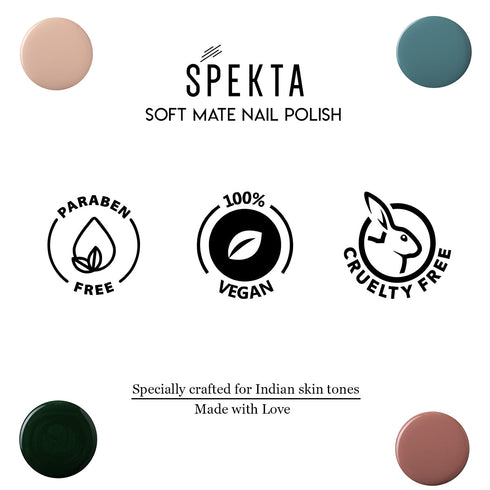 Spekta Matte Nail Polish 18 Girl Crush Nude Beige