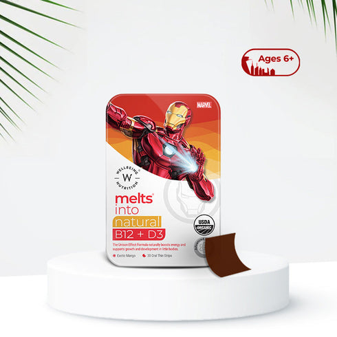 Wellbeing Nutrition Marvel Natural B12+ D3