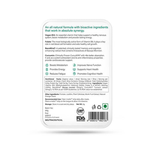 Wellbeing Nutrition Vegan Vitamin B12