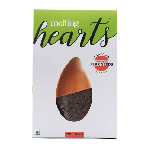 Melting Hearts Flax Seeds Premium |Roasted