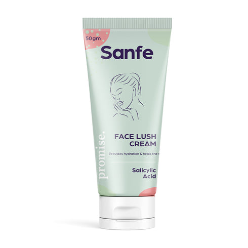 Sanfe Promise Salicylic Acid Face Lush Cream - 50Gm