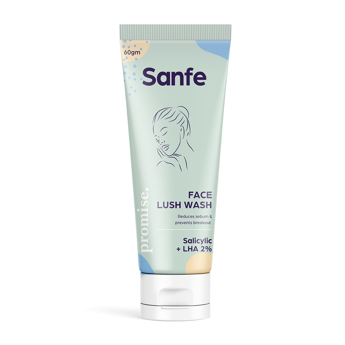 Sanfe Promise Salicylic Acid Face Lush Wash 60g PUSHMYCART