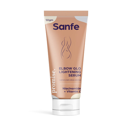 Sanfe Promise Niacinimide & Vitamin C Extracts Elbow Lightening & Glo Serum | 50 Gm