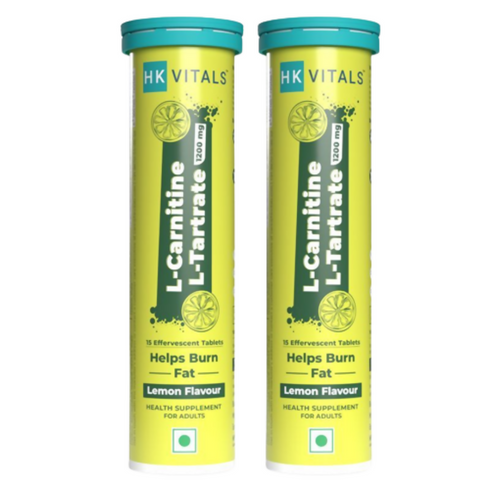 HK Vitals Lcarnitine Ltartrate Effervescent Tablets (Lemon)