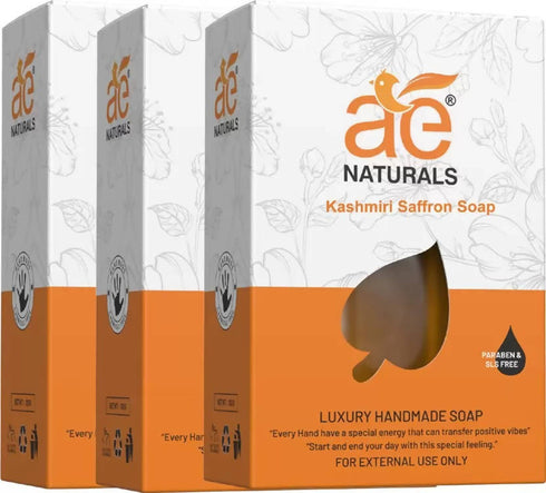 Ae Naturals Handmade Kashmir Saffron Soap 100g