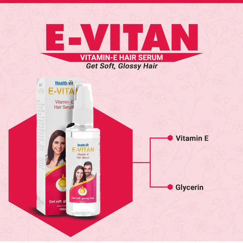 Healthvit E-Vitan Vitamin E Oil Hair Serum