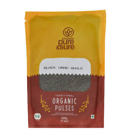 Pure & Sure Black Urad Dal Whole Organic Pulses