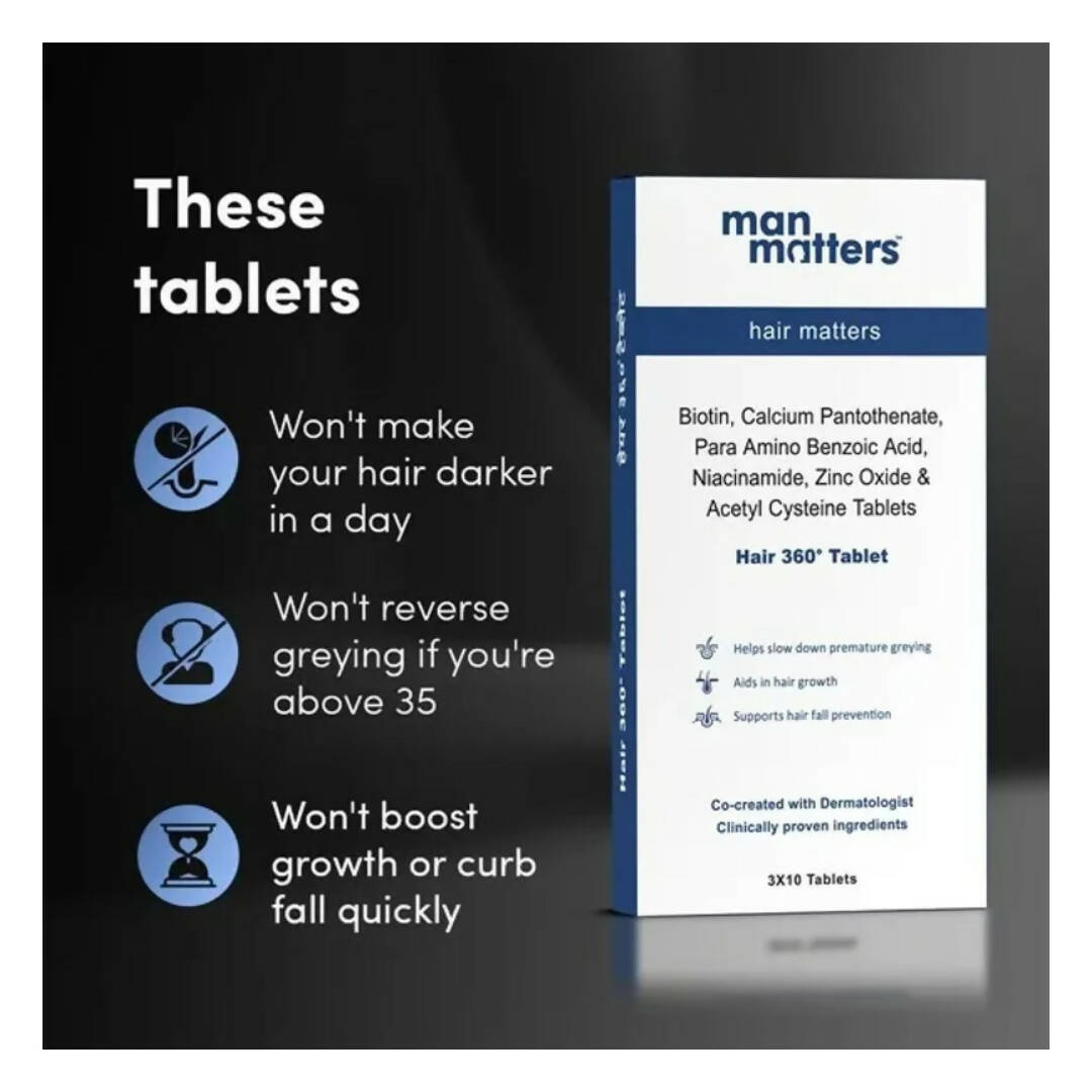 Man Matters Hair 360 Tablets PUSHMYCART