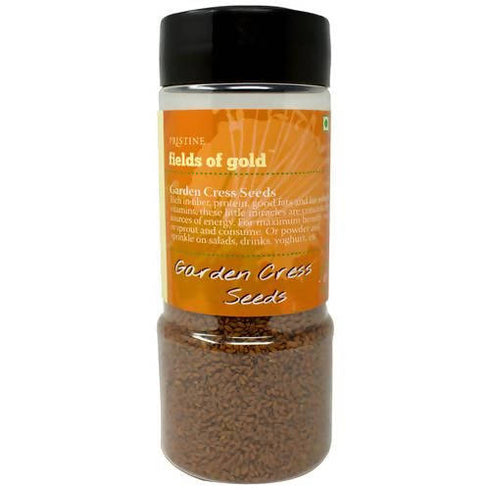 Pristine Fields of Gold | Garden Cress Seeds Jar
