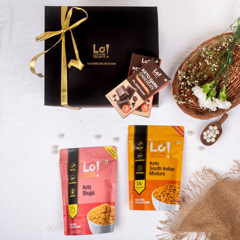Lo! Foods Lo! Foods Keto Gift Box With Healthy Snacks