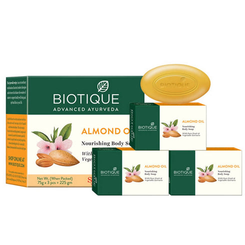 Biotique Advanced Ayurveda Bio Almond Oil Nourishing Body Soap