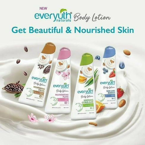 Everyuth Naturals Body Lotion Sun Care Berries