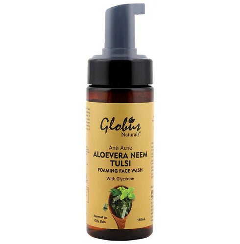 Globus Naturals Aloevera Neem Tulsi Foaming Face Wash