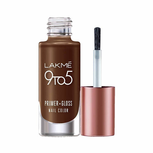 Lakme 9 to 5 Primer + Gloss Nail Colour | Woody Desk