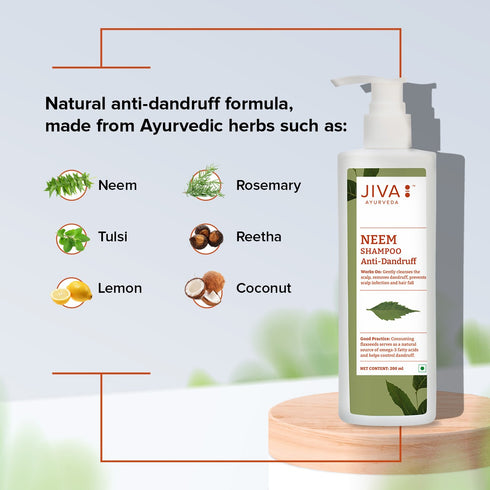 Jiva Ayurveda Neem Shampoo Anti-Dandruff