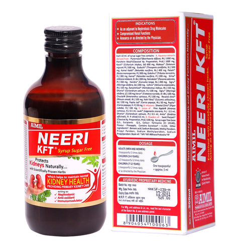 Aimil Ayurvedic Neeri Kft Syrup (Sugar Free)