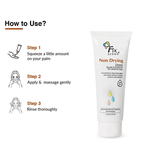 Fixderma Skincare Non-Drying Cleanser | Face Wash For Dry Skin
