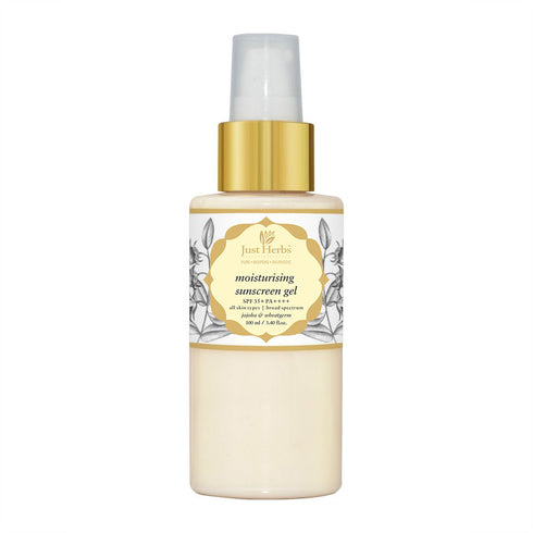 Just Herbs Nosun Jojoba-Wheatgerm Moisturising Sun Protection Gel with SPF 35+ PA++++ (GWP) 100ml