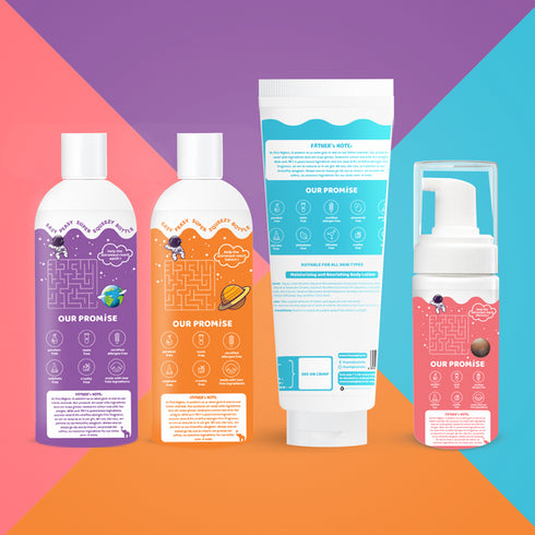 Tiny Mighty Super Savior Pack Body Wash + Hair Shampoo + Body Foam + Body Lotion