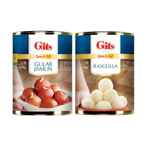 Gits Rasgulla andGulab Jamun Combo Pack