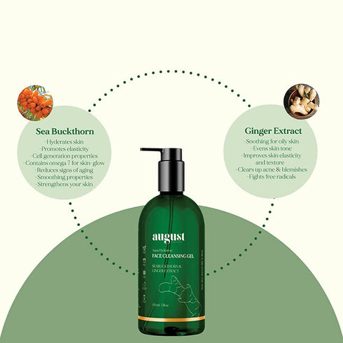 August Bioscience Aqua Hydration Face Cleansing Gel