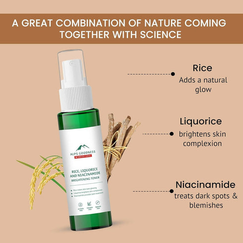 Alps Goodness Rice Liquorice and Niacinamide Brightening Toner