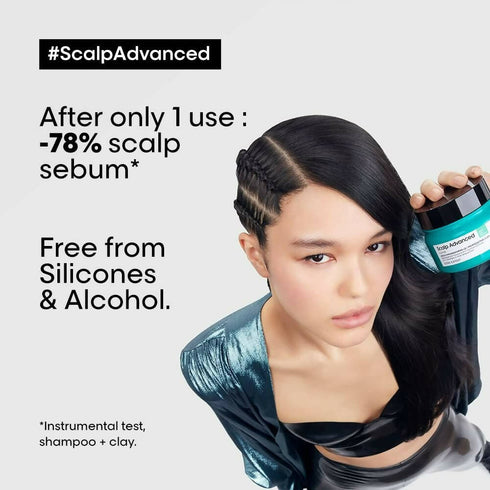 L'Oreal Paris Scalp Advanced Anti-Oiliness 2-In-1 Deep Purifier Clay With 3% AHA