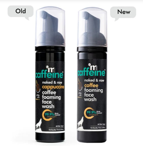 Mcaffeine Naked & Raw Cappuccino Coffee Foaming Face Wash