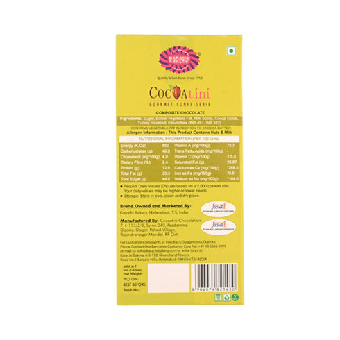 Cocoatini Roasted Hazelnut Milk Chocolate