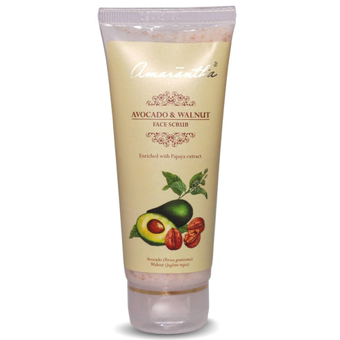 Amarantha Ayurvedic Avocado & Walnut Face Scrub 70g