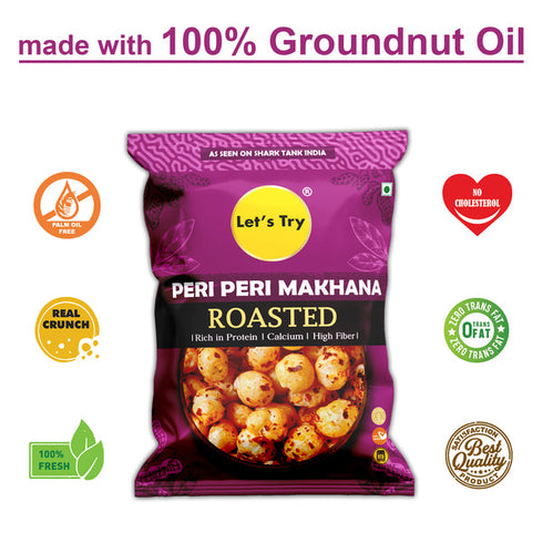 Let's Try Peri Peri Makhana 90g