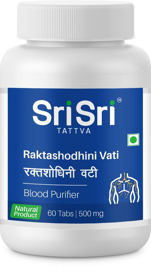 Sri Sri Tattva Raktashodhini Vati 500Mg 60Tabs
