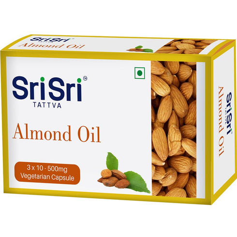 Sri Sri Tattva Almond Oil Veg Capsule 30Count