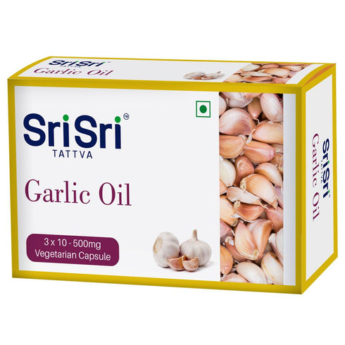 Sri Sri Tattva Garlic Veg Oil Capsules 15g