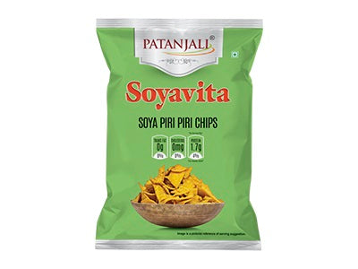 Patanjali Soyavita Soya Piri Piri Chips 27g