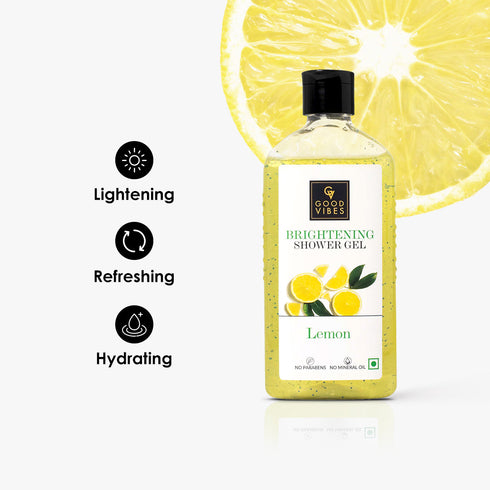 Good Vibes Lemon Brightening Shower Gel 300ml